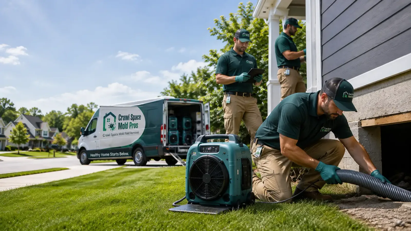Crawl Space Mold Removal in Fairmont, MN
